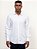 Camisa Ville de France Bambu Manga Longa Slim Maquinetada Escama Branco - Imagem 2