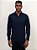 Camisa Ville de France Bambu Manga Longa Slim Premium Marinho - Imagem 1