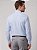 Camisa Aramis Manga Longa Regular Mini Xadrez Azul Claro - Imagem 4