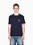Camiseta Armani Exchange de Corte Regular em Malha de Algodão Navy - Imagem 1