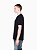 Camiseta Armani Exchange de Corte Regular em Malha de Algodão Preto - Imagem 4