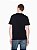 Camiseta Armani Exchange de Corte Regular em Malha de Algodão Preto - Imagem 8