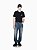 Camiseta Armani Exchange de Corte Regular em Malha de Algodão Preto - Imagem 2