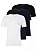 Pack 3 T-Shirts Boss Branco, Preto e Marinho - Imagem 1
