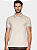 Polo Aramis Manga Curta Piquet Gola Listras Off White - Imagem 1