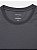 T-Shirt Algodão Australiano Duplo Mercerizada Fio 70 Aramis Antracite - Imagem 4