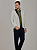 Jaqueta Harrington Raffer Masculina Slim Fit em Malha Off White - Imagem 2
