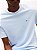Camiseta de Gola Redonda com Bordado da Bandeira Tommy Hilfiger Breezy Blue - Imagem 2