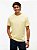 Camiseta de Gola Redonda com Bordado da Bandeira Tommy Hilfiger Light Daffodil - Imagem 1