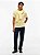 Camiseta de Gola Redonda com Bordado da Bandeira Tommy Hilfiger Light Daffodil - Imagem 3