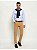 Calça Boss Delaware de Ajuste em Tecido Gabardi de Algodão Elástico Medium Beige - Imagem 2