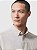Camisa Aramis Manga Curta Slim Oxford Planalto Button Down Natural - Imagem 2