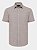 Camisa Aramis Manga Curta Slim Oxford Planalto Button Down Castor - Imagem 5