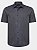 Camisa Aramis Manga Curta Slim Fil a Fil Antilia Marinho - Imagem 5