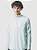 Camisa Aramis Manga Longa Slim Oxford Planalto Button Down Azul Piscina - Imagem 1