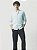 Camisa Aramis Manga Longa Slim Oxford Planalto Button Down Azul Piscina - Imagem 2