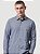 Camisa Aramis Manga Longa Slim Algodão 50 Listrada Marinho/Branco - Imagem 1