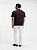 Camiseta Boss de algodão C-Taut 01 Monograma Double-B Dark Brown - Imagem 5