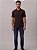 Polo Piquet Calvin Klein Slim Pacth Borracha Terra - Imagem 2