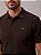 Polo Piquet Calvin Klein Slim Pacth Borracha Terra - Imagem 1