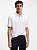 Polo Boss De Algodão Mercerizado Com Monograma Double B Branco - Imagem 1