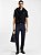 Polo Boss De Algodão Mercerizado Com Monograma Double B Dark Blue - Imagem 3