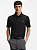 Polo Boss De Algodão Mercerizado Com Monograma Double B Preto - Imagem 1