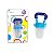 Porta Frutinha Bebê De Silicone Azul - Pais e Filhos - Imagem 1