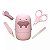Kit higiene primeiros meses 04 peças - Rosa - Imagem 1