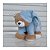 Pelúcia Que Vira Travesseiro Meu 1° Puppet Urso Nino Azul Bebê - Zip - Imagem 3