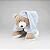 Pelúcia Infantil Que Vira Travesseiro Urso Nino Azul - Zip - Imagem 3