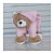 Pelúcia Que Vira Travesseiro Meu 1° Puppet Urso Nino Rosa Bebê - Zip - Imagem 4