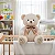 Pelúcia Infantil Ursinho Carinho Creme - Buba - Imagem 5