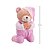 Pelúcia Infantil Ursinho que Reza Rosa - Buba - Imagem 3