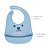 Babador de Silicone com Pega Migalhas Gumy Azul - Buba - Imagem 2
