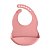 Babador com Pega Migalhas de Silicone Rosa - Buba - Imagem 1