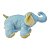Pelúcia com Chocalho Baby Tonny Elefantinho Azul Bebê- Zip - Imagem 2