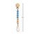 Prendedor de Chupeta Silicone e Bambu Azul - Buba - Imagem 1