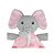 Naninha com Prendedor de Chupeta Elefante Rosa - Buba - Imagem 2
