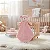 Naninha Bebê com Plush Texturizado Ursinho Rosa - Pimpolho - Imagem 1