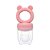 Porta-frutinhas 2 em 1 em Silicone Rosa - Buba - Imagem 1