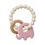 Mordedor em Silicone e Bambu Elefante Rosa - Buba - Imagem 1