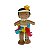 Pelúcia Infantil Boneco De Pano Antialérgico Índio Monan - Imagem 6