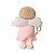 Pelúcia Boneco de Pano Bordado Anjinho da Guarda Rosa Bebê - Imagem 4