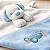 Naninha Bebê Com Prendedor de Chupeta Ursinho Azul - Zip - Imagem 1