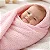 Manta Cobertor Toque Macio Antialérgico Rosa Bebê 110x80cm - Imagem 2