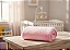 Manta Cobertor Toque Macio Antialérgico Rosa Bebê 110x80cm - Imagem 1