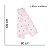 Manta Com Capuz Macia Antialérgica 90x60cm Bco Rosa Bebê Zip - Imagem 4