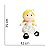 Pelúcia Boneca De Pano Infantil Bordada Clara Loira - Zip - Imagem 3