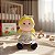 Pelúcia Boneca De Pano Infantil Bordada Clara Loira - Zip - Imagem 1